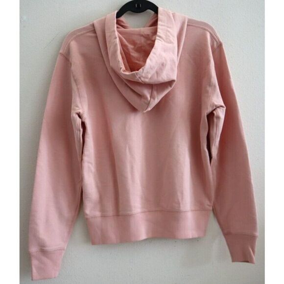 Frye WFF8BKL02-621 Women's Sz S Silver Pink Circle Logo Graphic Hoodie - Picture 2 of 12